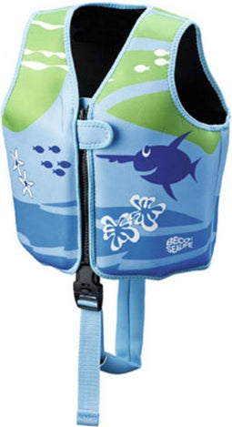 Beco Sealife - Zwemvest kind - Drijfvest 18-30 kg - Blauw/Groen