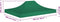 vidaXL Partytentdak - 410 x 280 cm - UV- en waterbestendig - Groen