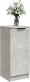 vidaXL - Dressoir - 30x30x70 - cm - bewerkt - hout - betongrijs