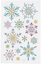 Diamond Stickers - IJskristallen - Winter Thema Stickers - Zelfklevende Strass Stickers - Luxe Glitter Knutselstickers - Creatieve Versiering - 1 Vel