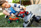 Hot Wheels - Monstertrucks 1:24 - Robuuste metalen behuizing met gigantische wielen - Meerkleurig