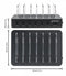 Manhattan 102254 - USB-laadstation 6x USB-A 50 W - Slimme IC-technologie - Zwart