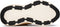 POSH by Poelman WAVY - Dames sneakers - Chunky zool 5 cm - Beige met cognacbruin
