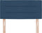vidaXL - Hoofdbord - met - Lijnenontwerp - - - Blauw - - - 90 - cm - - - Gestoffeerd