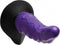 XR Brands Orion Invader - Space Alien Siliconen Dildo met Aderen purple