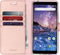 Accezz Nokia 7 Plus - Wallet Softcase Bookcase - 3 pashouders - Roze