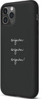 iPhone 11 Pro Hoesje Siliconen - iMoshion Design hoesje - Zwart / Wijnen Wijnen Wijnen