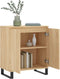 vidaXL - Dressoir - 60x35x70 - cm - bewerkt - hout - sonoma - eikenkleurig