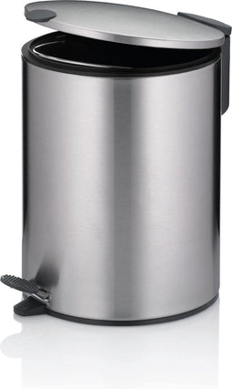 Pedaal Afvalemmer, 5 L, Zilver - Kela | Mats