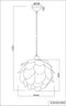 RL LIVE YOUR LIGHT CLOVER - Hanglamp - Multicolor - Chroom - Ø 40cm (1 stuk)