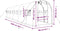 vidaXL - Tuinkas - met - stalen - frame - 20 - m² - 10x2x2 - m - wit