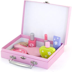 Viga Toys - Make-up koffer 8 delige set - 21 x 16 x 5,7 cm - Meisjes
