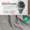 Vulpes Goods® BabyCare - Zwangerschapskussen - 3-in-1 W-vormig design - Aanpasbaar - OEKO TEX® gecertificeerd - Wit