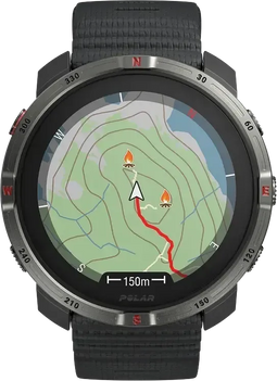 Polar Grit X2 - Outdoorhorloge - Dual-Frequency GPS en AMOLED-display - Zwart