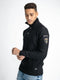 Petrol Industries - Heren Pullover - Fijngebreid V-hals 100% katoen - Zwart - Maat XL