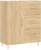 vidaXL - Dressoir - 69,5x34x90 - cm - bewerkt - hout - sonoma - eikenkleurig