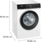 Siemens iQ500 WG44H207NL - Wasmachine - A-20% energiezuinig - 9kg laadvermogen - Home Connect - antiVlekken - smartFinish