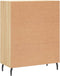 vidaXL - Dressoir - 69,5x34x90 - cm - bewerkt - hout - sonoma - eikenkleurig