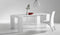 Kave Home Elch B - Plafondlamp - Metaal - Wit - 36 x 36 x 60 cm