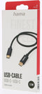 Hama Fabric - USB-C naar USB-C kabel - Snelladen 150cm - Zwart