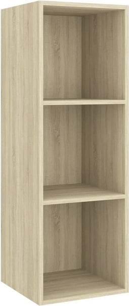 vidaXL - Tv-wandmeubel - 37x37x107 - cm - bewerkt - hout - sonoma - eikenkleurig