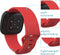 iMoshion Bandje Geschikt voor Fitbit Versa 4 / Versa 3 / Sense 2 / Sense - iMoshion Siliconen bandje - Rood
