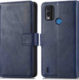 iMoshion Hoesje Geschikt voor Nokia G11 Plus Hoesje Met Pasjeshouder - iMoshion Luxe Bookcase - Donkerblauw