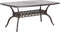 Beliani LIZZANO - Tuintafel - Bruin - Aluminium