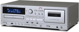 TEAC AD-850-SE - CD & Cassettespeler - USB opname - Zilver