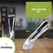 HI NATURE™ knoflookpers - Premium RVS knoflookpers - Ergonomische handgreep - Zilver (RVS)