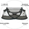 Deryan Baby Luxe - Campingbedje - Inclusief zelfopblaasbaar matras - Zilver