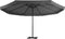 vidaXL - Parasol - met - draagbare - voet - antracietkleurig