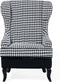 MOLDE - Fauteuil - Zwart - Polyester