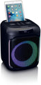 Lenco PA-100BK - Draagbare Bluetooth Party Speaker - 100W RMS - IPX4 Spatwaterdicht - Zwart
