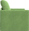 vidaXL - Vloersofa - Bed - 2-in-1 - Lichtgroen - 74x77x81 - cm - Velours