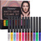 Matte vloeibare eyeliner - 12 stuks - waterproof - langhoudend