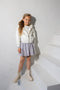 Like Flo F211-5440 - Meisjes T-shirt - Ruffle mouwen - Off white