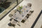 Hartman Tanger - Eettafel - 228 x 105 cm - Aluminium met Keramisch Blad