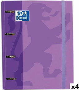 Ringmap Oxford Mauve A4+ (4 Stuks)