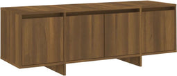vidaXL - Tv-meubel - 120x30x40,5 - cm - bewerkt - hout - bruin - eikenkleur