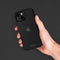 Accezz Rugged Frosted Backcover - iPhone 15 - Schokabsorberend - Zwart