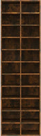 vidaXL Schoenenkast - 54x34x183 cm - 22 vakken - Gerookt eiken