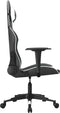 vidaXL - Gamestoel - kunstleer - zwart - en - wit