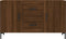 vidaXL - Dressoir - 100x36x60 - cm - bewerkt - hout - bruin - eikenkleur