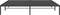 vidaXL - Bedframe - metaal - zwart - 183x213 - cm