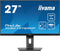 Iiyama ProLite XUB2797QSNP - 27'' WQHD IPS - USB-C Dock KVM-Switch RJ45 - Zwart