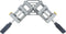 vidaXL - Hoekklem - met - dubbel - handvat - 95 - mm - aluminium