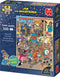 Jan van Haasteren - Fijne 90ste! - 500 stukjes puzzel - Meerkleurig