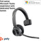 HP Poly Voyager 4310 - USB-A Headset - Microsoft Teams Certified met BT700 dongle - Zwart