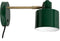 Dyberg Larsen Ocean - Wandlamp - Verstelbaar - Donkergroen/ Messing